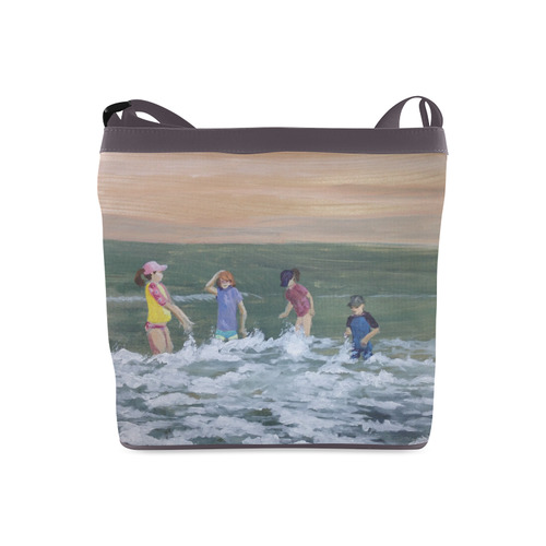 kids in water Crossbody Bags (Model 1613)