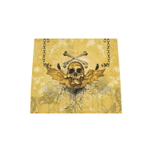 Awesome skull in golden colors Boston Handbag (Model 1621)