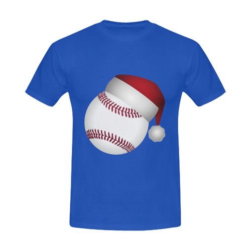 Santa Hat Baseball Christmas Men's Slim Fit T-shirt (Model T13)