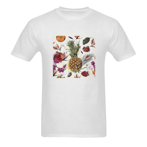 New! Artistic hawaii - exotic inspired T-Shirt. New atelier Collection 2016. Men's T-Shirt in USA Size (Two Sides Printing)