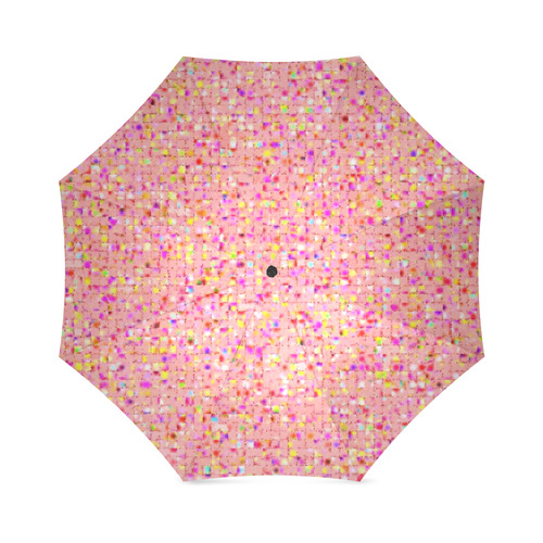 Antique Texture Peach Foldable Umbrella (Model U01)