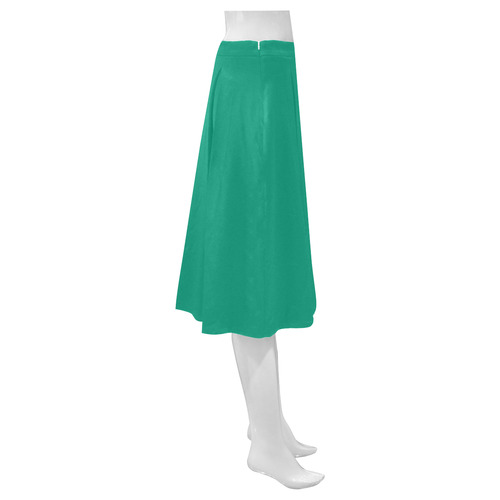 Emerald Mnemosyne Women's Crepe Skirt (Model D16)