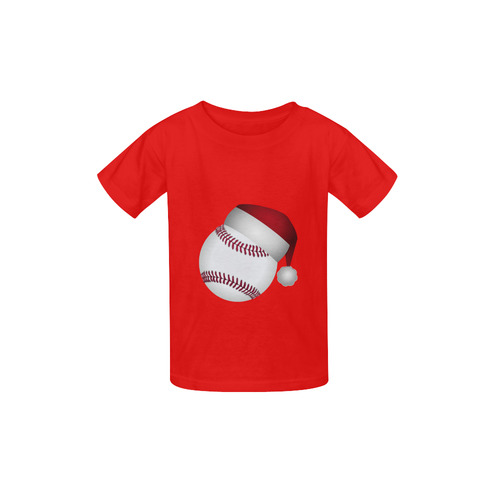 Santa Hat Baseball Christmas Kid's  Classic T-shirt (Model T22)
