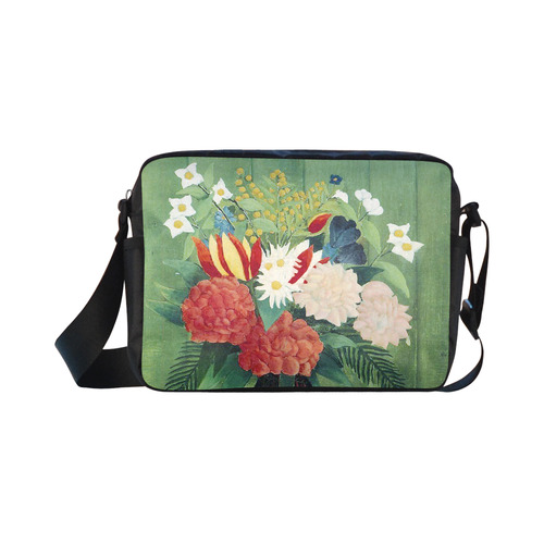 Rousseau Bouquet of Flowers Floral Still Life Classic Cross-body Nylon Bags (Model 1632)