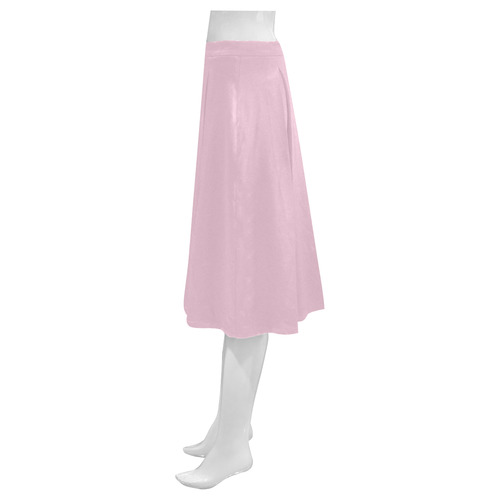 Pink Mist Mnemosyne Women's Crepe Skirt (Model D16)