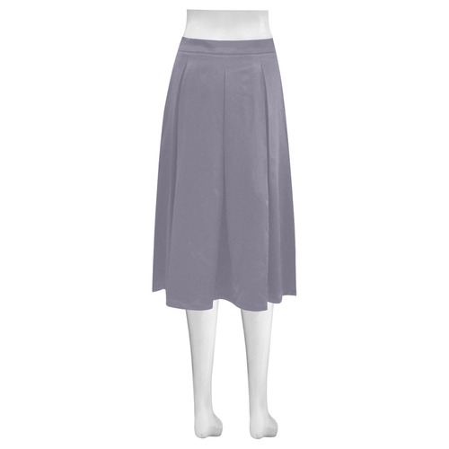 Smokey Topaz Mnemosyne Women's Crepe Skirt (Model D16)