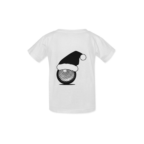 Santa Hat Golf Ball Christmas Kid's  Classic T-shirt (Model T22)