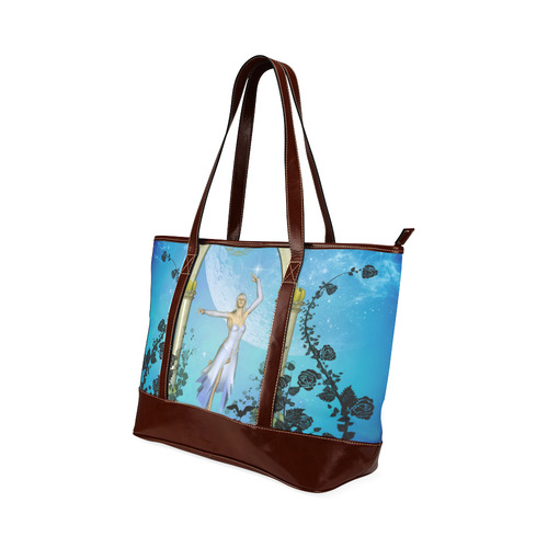 Dancing in the sky with roses Tote Handbag (Model 1642)