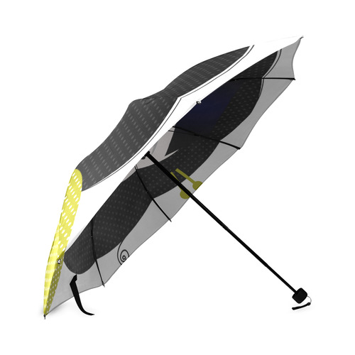 New! Designers umbrella with Japanese girl illustration. Original illustration by guothova! Collecti Foldable Umbrella (Model U01)