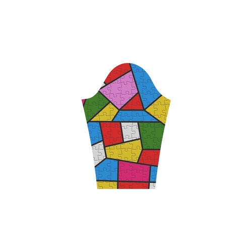 Puzzle Dream by Popart Lover Bateau A-Line Skirt (D21)
