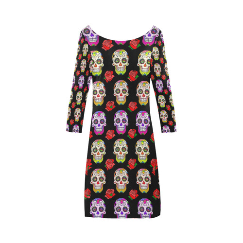 Muertos by Popart Lover Bateau A-Line Skirt (D21)