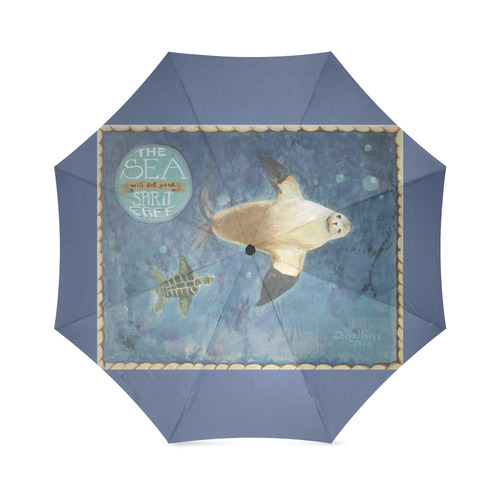 Sea Lion with rope frame Foldable Umbrella (Model U01)