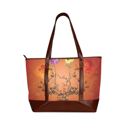 Fantasy flowers Tote Handbag (Model 1642)