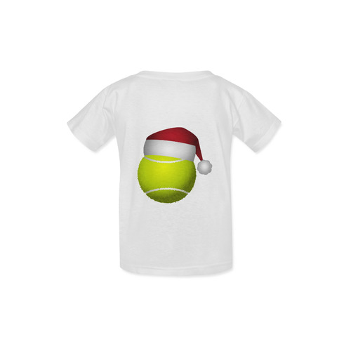 Santa Hat Tennis Ball Christmas Kid's  Classic T-shirt (Model T22)