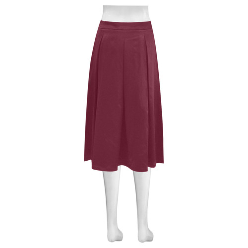 Garnet Mnemosyne Women's Crepe Skirt (Model D16)