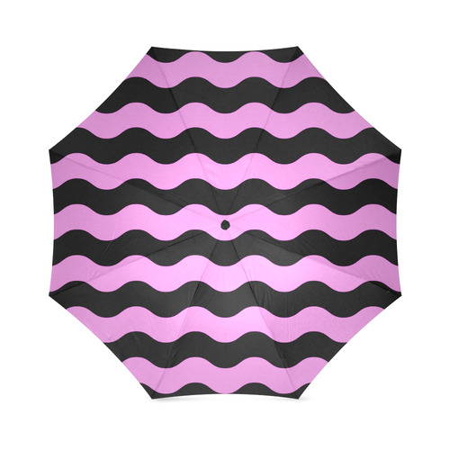 New! Vintage designers Umbrella in "Black and marshmallow pink" Original edition 2016 is n Foldable Umbrella (Model U01)