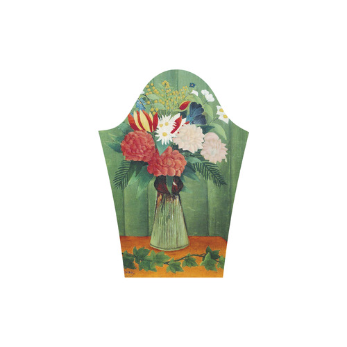 Henri Rousseau Bouquet of Flowers Still Life Round Collar Dress (D22)
