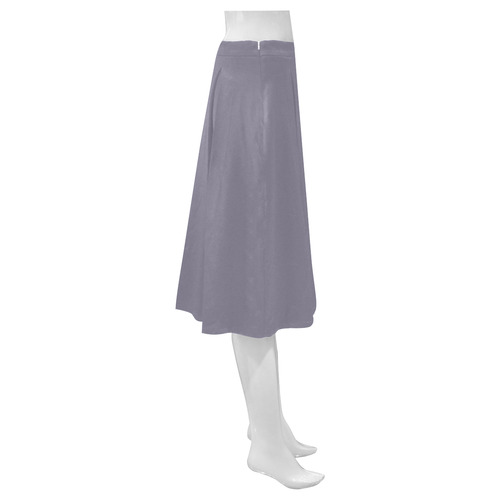 Smokey Topaz Mnemosyne Women's Crepe Skirt (Model D16)