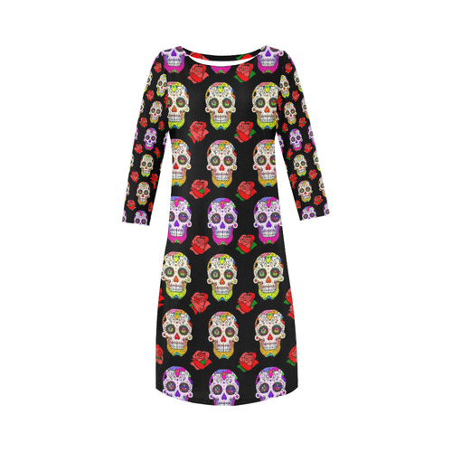 Muertos by Popart Lover Round Collar Dress (D22)