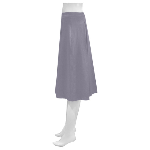 Smokey Topaz Mnemosyne Women's Crepe Skirt (Model D16)