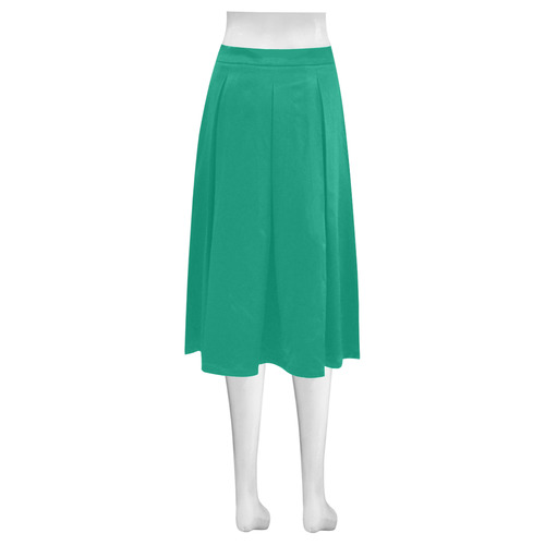 Emerald Mnemosyne Women's Crepe Skirt (Model D16)