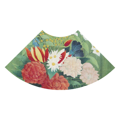 Rousseau Bouquet of Flowers Floral Still Life 3/4 Sleeve Sundress (D23)