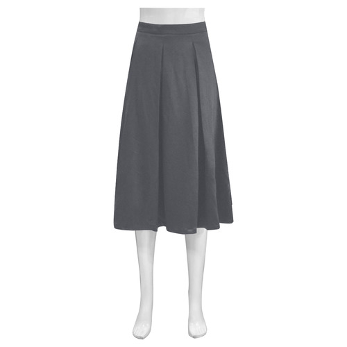 Ebony Mnemosyne Women's Crepe Skirt (Model D16)