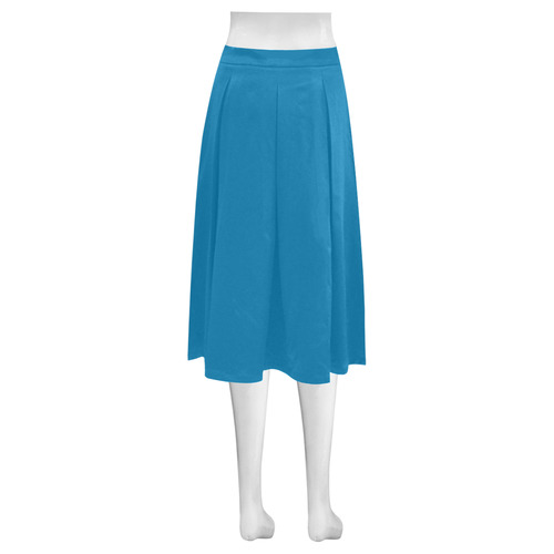 Methyl Blue Mnemosyne Women's Crepe Skirt (Model D16)