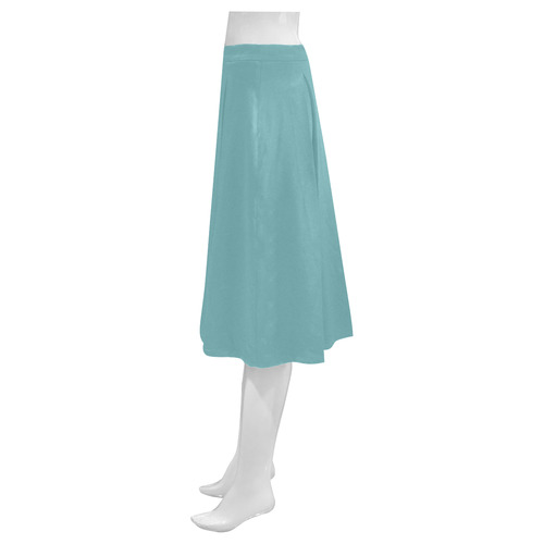 Aqua Sea Mnemosyne Women's Crepe Skirt (Model D16)