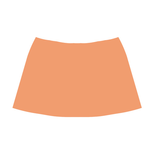 Tangerine Mnemosyne Women's Crepe Skirt (Model D16)