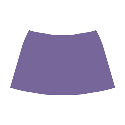 Ultra Violet Mnemosyne Women's Crepe Skirt (Model D16)