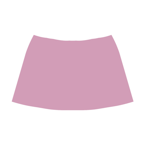 Moonlight Mauve Mnemosyne Women's Crepe Skirt (Model D16)