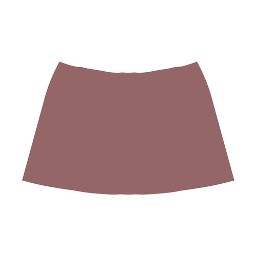 Apple Butter Mnemosyne Women's Crepe Skirt (Model D16)