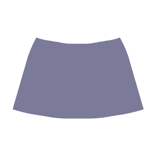 Twilight Purple Mnemosyne Women's Crepe Skirt (Model D16)