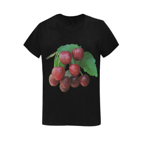 Sour Cherry Women's T-Shirt in USA Size (Two Sides Printing)