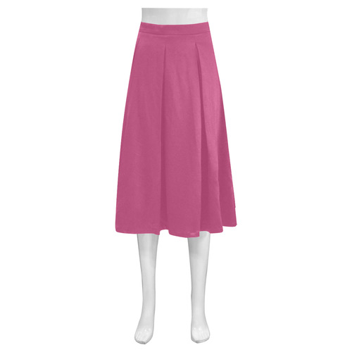 Strawberry Mnemosyne Women's Crepe Skirt (Model D16)