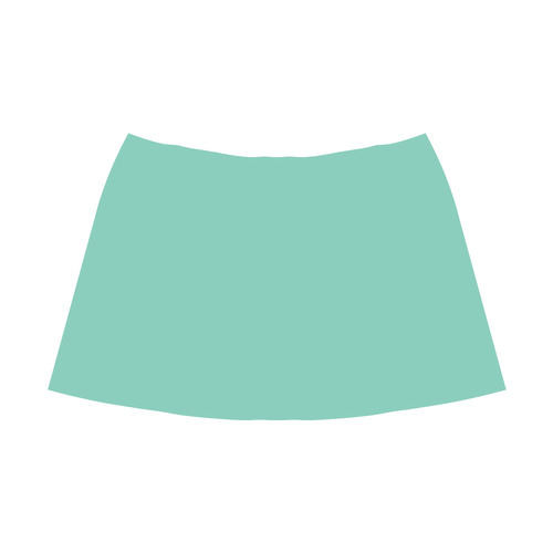 Lucite Green Mnemosyne Women's Crepe Skirt (Model D16)