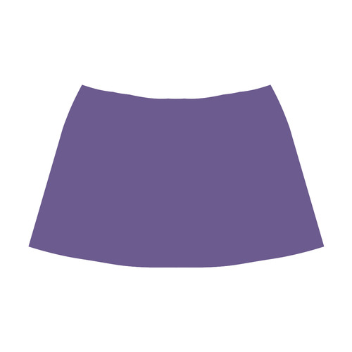 Prism Violet Mnemosyne Women's Crepe Skirt (Model D16)
