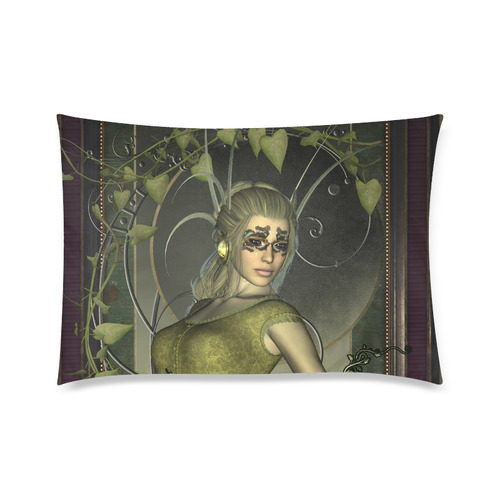 Wonderful fantasy women Custom Zippered Pillow Case 20"x30" (one side)