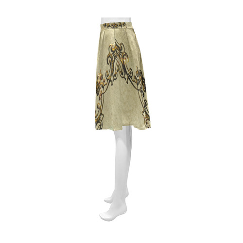 Beautiful decorative vintage design Athena Women's Short Skirt (Model D15)