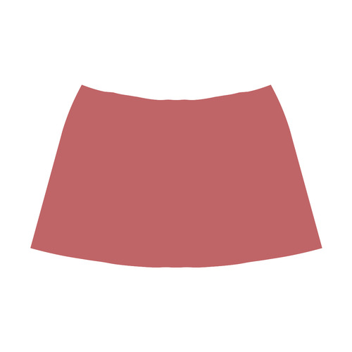 Cranberry Mnemosyne Women's Crepe Skirt (Model D16)