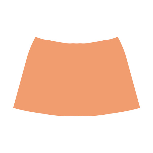 Tangerine Mnemosyne Women's Crepe Skirt (Model D16)
