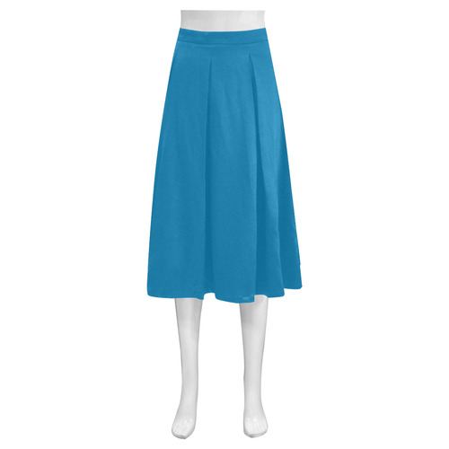 Methyl Blue Mnemosyne Women's Crepe Skirt (Model D16)