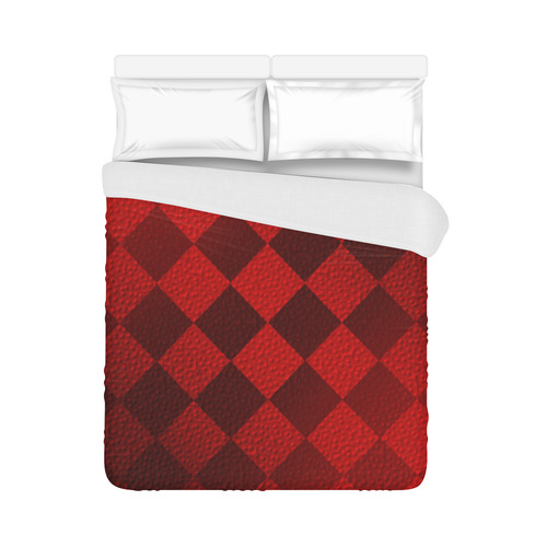 Christmas Red Square Duvet Cover 86"x70" ( All-over-print)