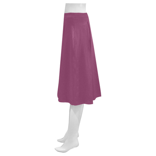 Boysenberry Mnemosyne Women's Crepe Skirt (Model D16)