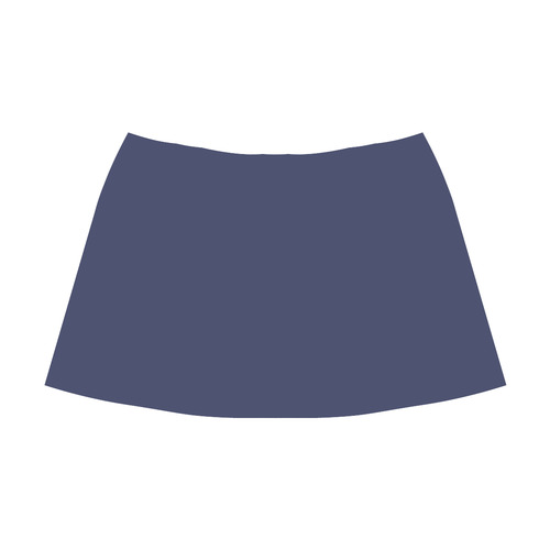 Blueberry Mnemosyne Women's Crepe Skirt (Model D16)