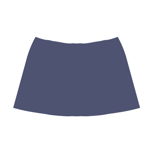 Blueberry Mnemosyne Women's Crepe Skirt (Model D16)