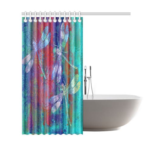 A Dragonflies QP A Shower Curtain 69"x72"