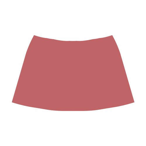 Cranberry Mnemosyne Women's Crepe Skirt (Model D16)