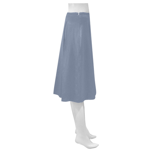 Stonewash Mnemosyne Women's Crepe Skirt (Model D16)